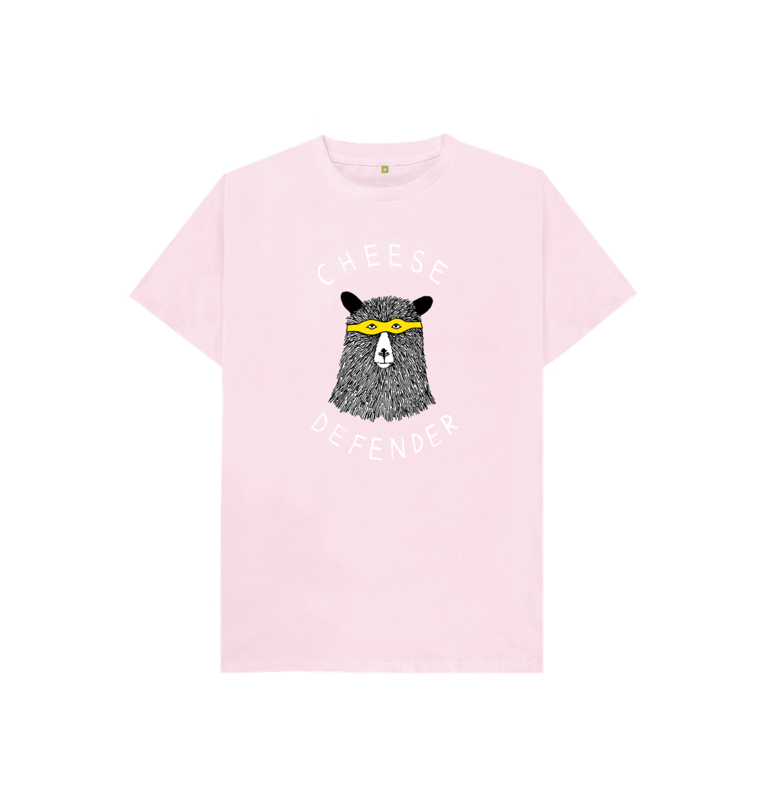 Pink 'Cheese Defender' Kids T-shirt