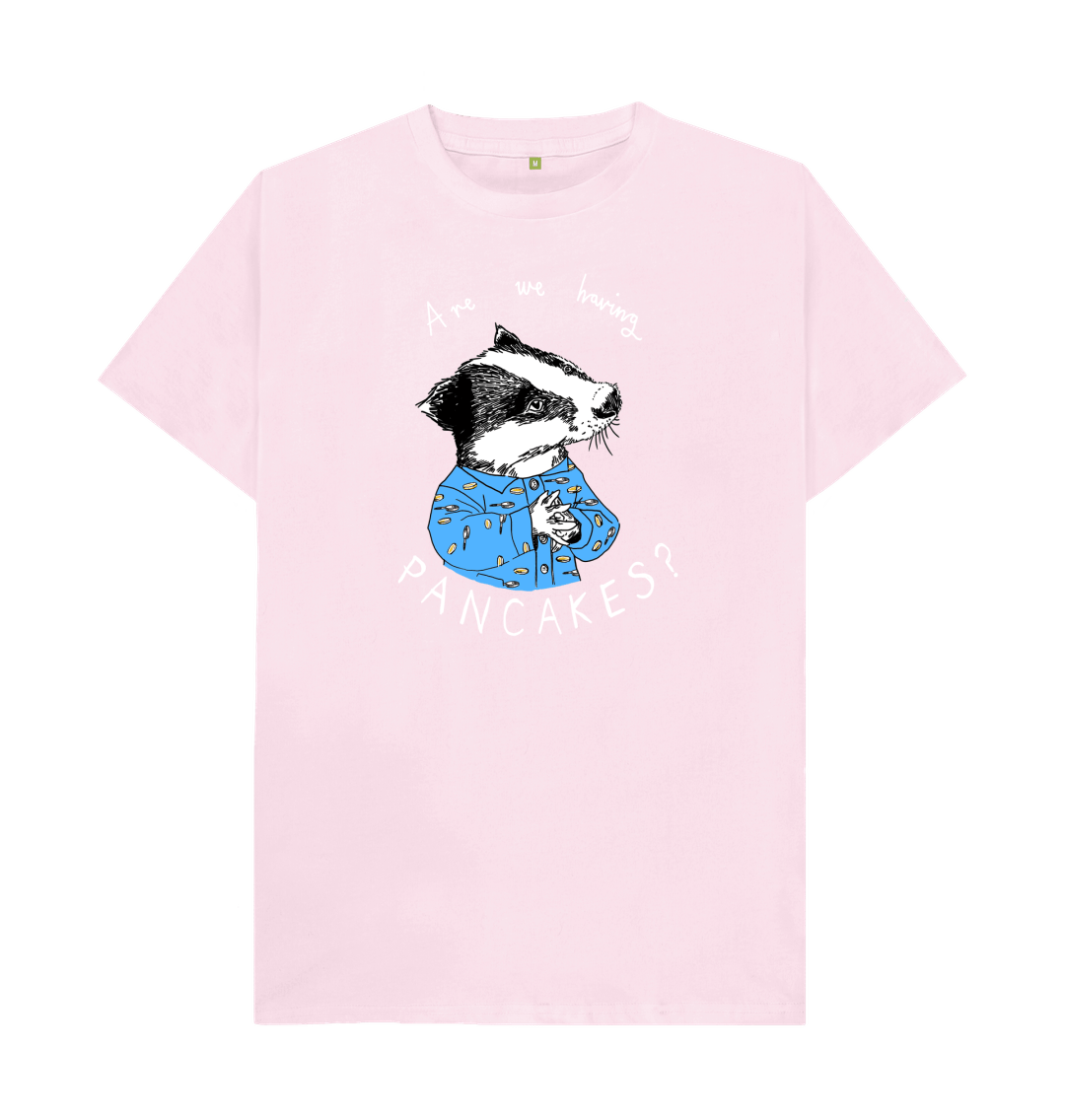 Pink 'Are We Having Pancakes?' Men's T-shirt