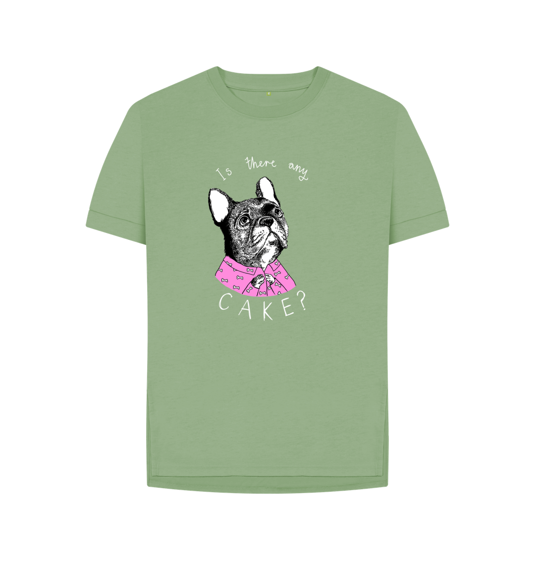 Sage 'Is There Any Cake?' Women's T-shirt