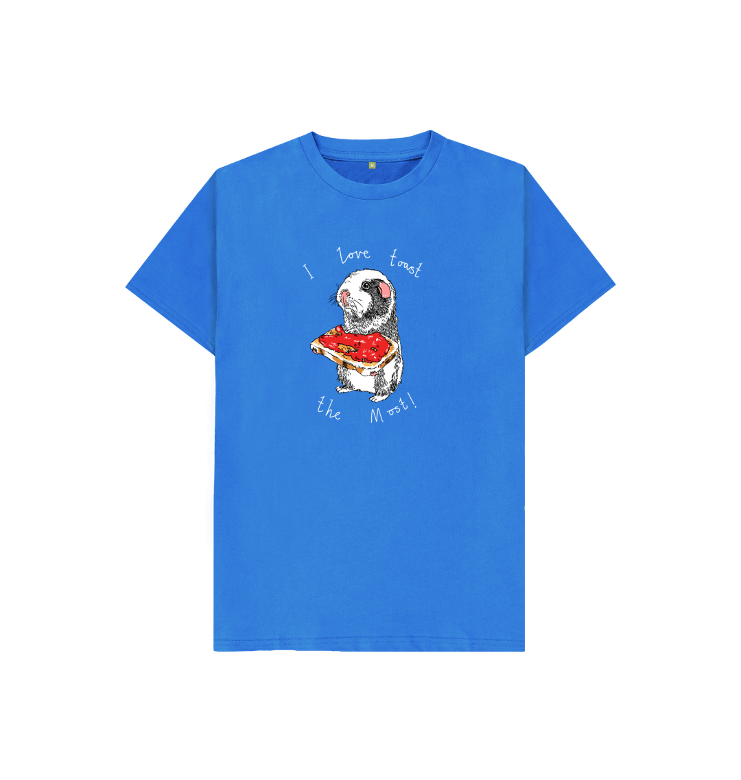 Bright Blue 'I Love Toast the Most!' Kids T-shirt