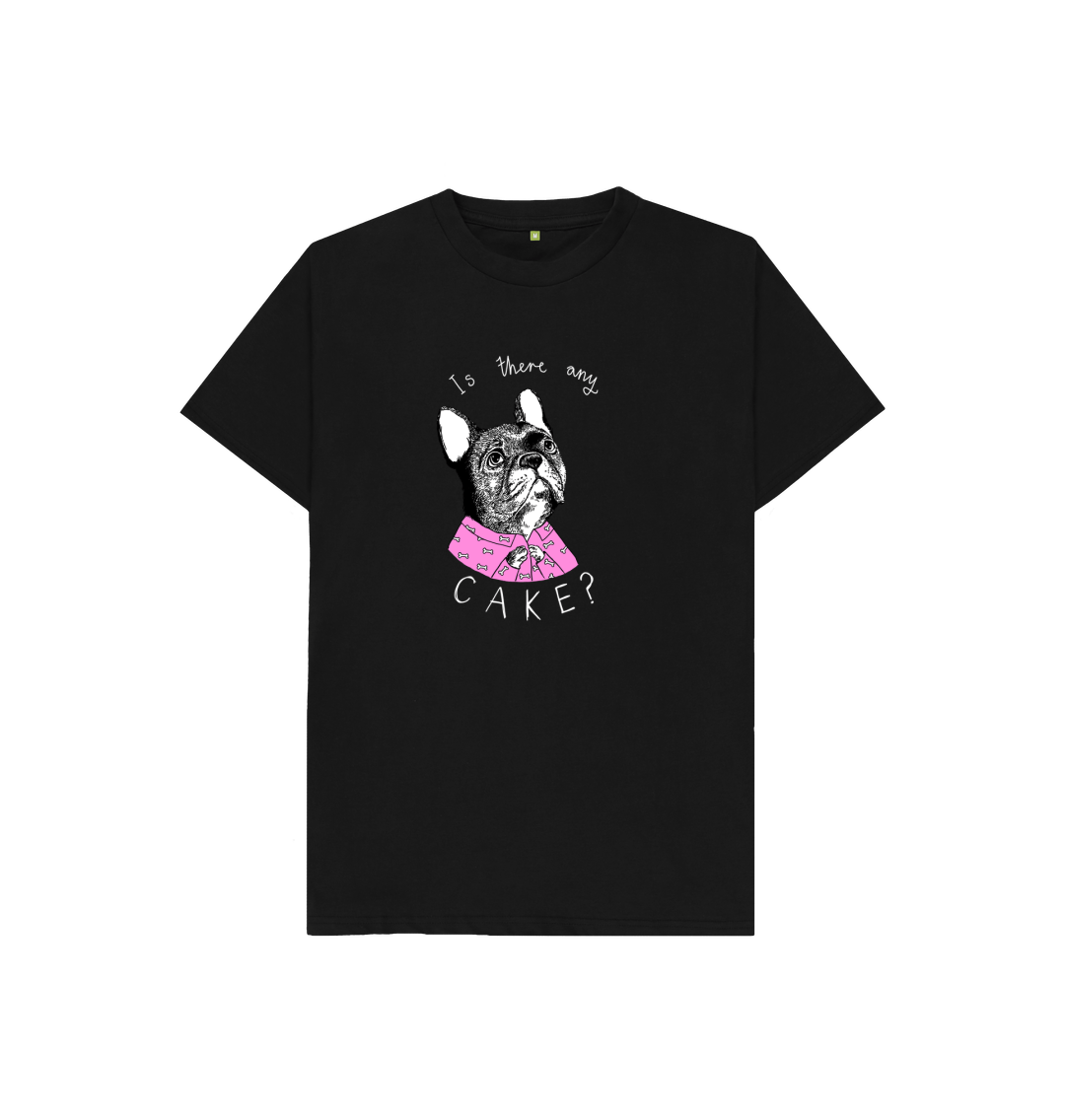 Black 'Is There Any Cake?' Kids T-shirt