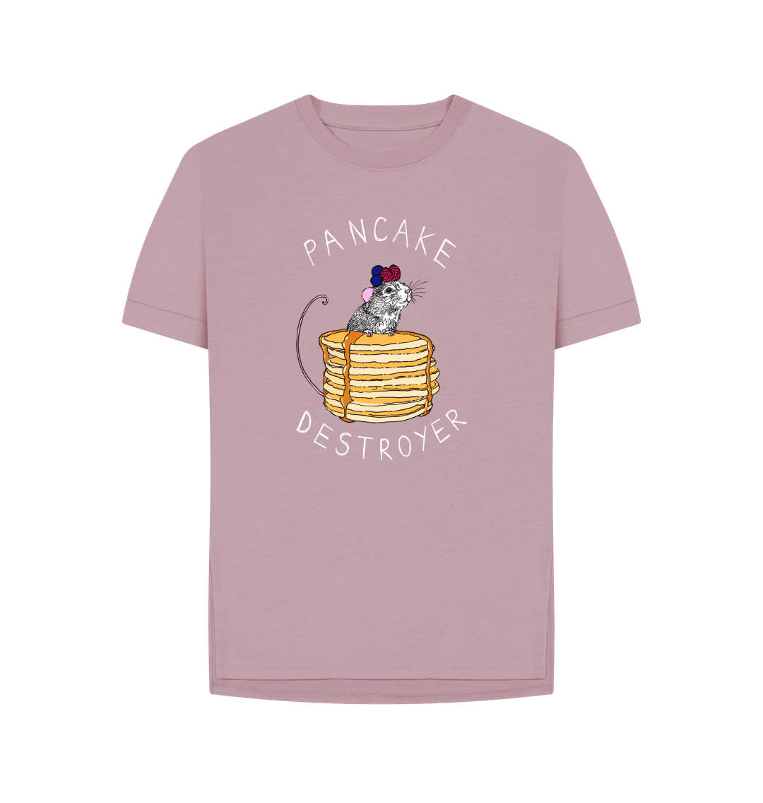 Mauve 'Pancake Destroyer' Women's T-shirt