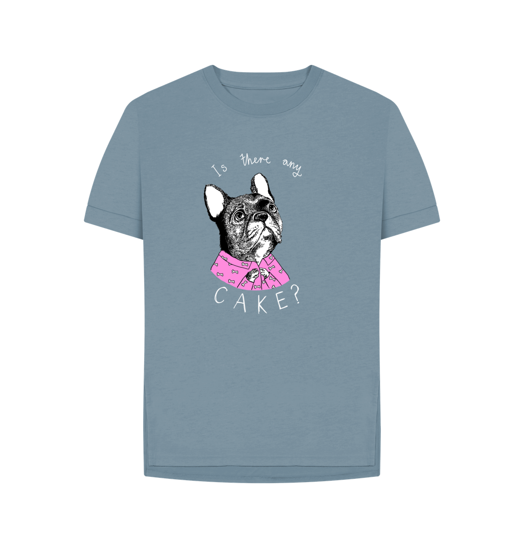 Stone Blue 'Is There Any Cake?' Women's T-shirt