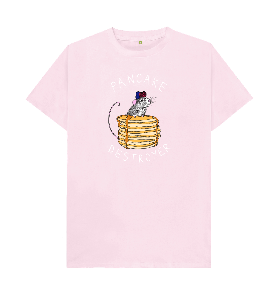 Pink Printed T-shirt Front