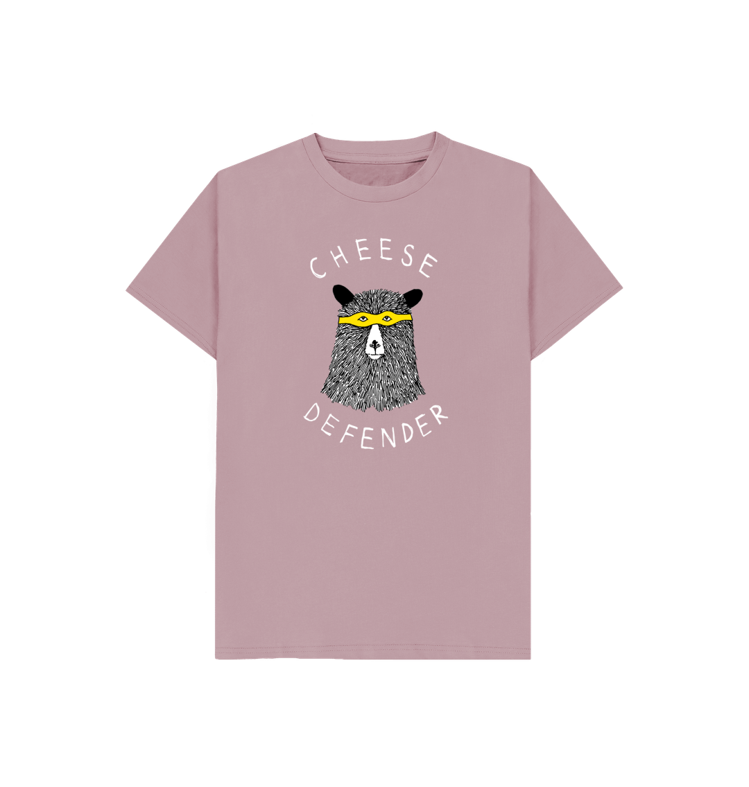 Mauve 'Cheese Defender' Kids T-shirt