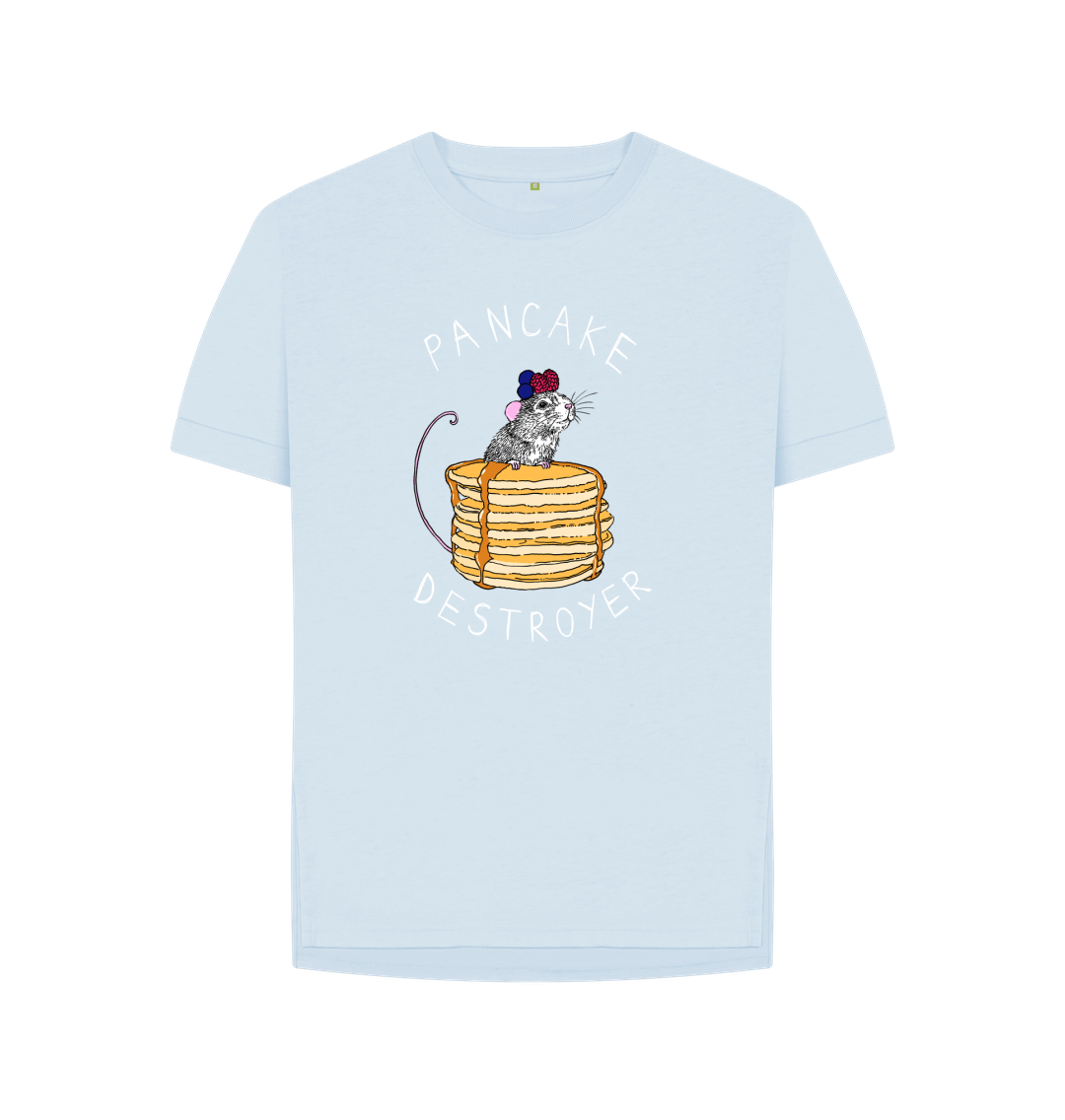 Sky Blue 'Pancake Destroyer' Women's T-shirt