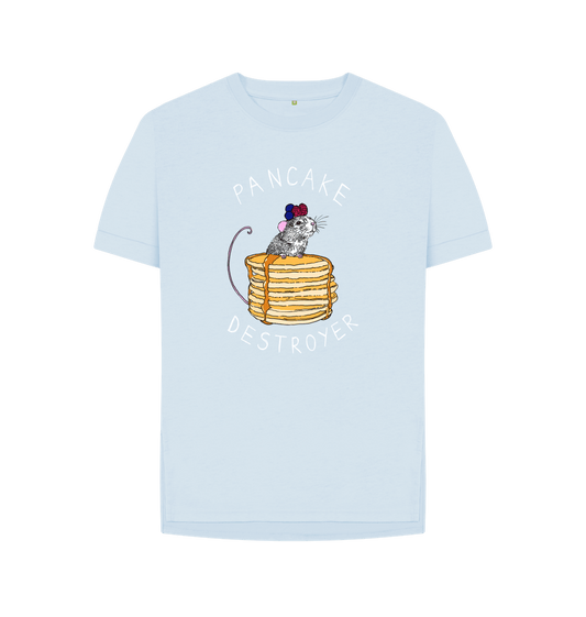 Sky Blue 'Pancake Destroyer' Women's T-shirt
