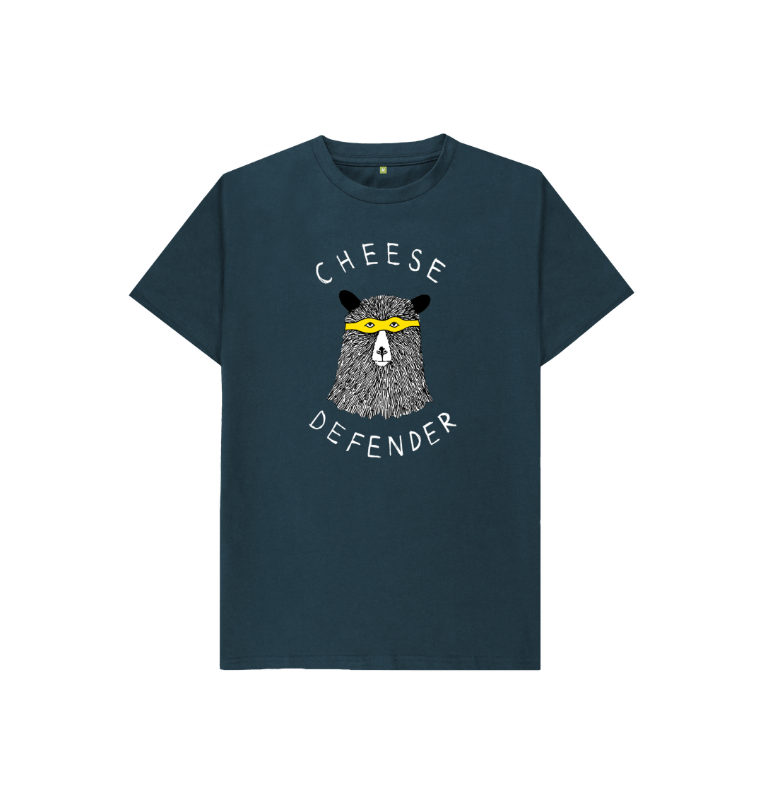 Denim Blue 'Cheese Defender' Kids T-shirt