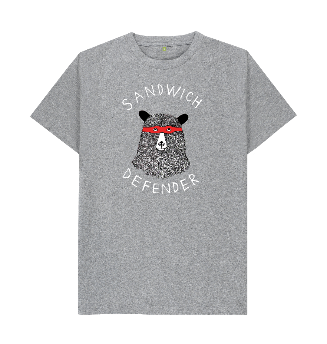 Athletic Grey 'Sandwich Defender' Men's T-shirt