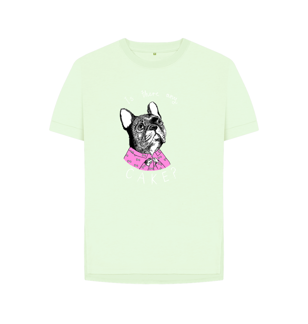 Pastel Green 'Is There Any Cake?' Women's T-shirt