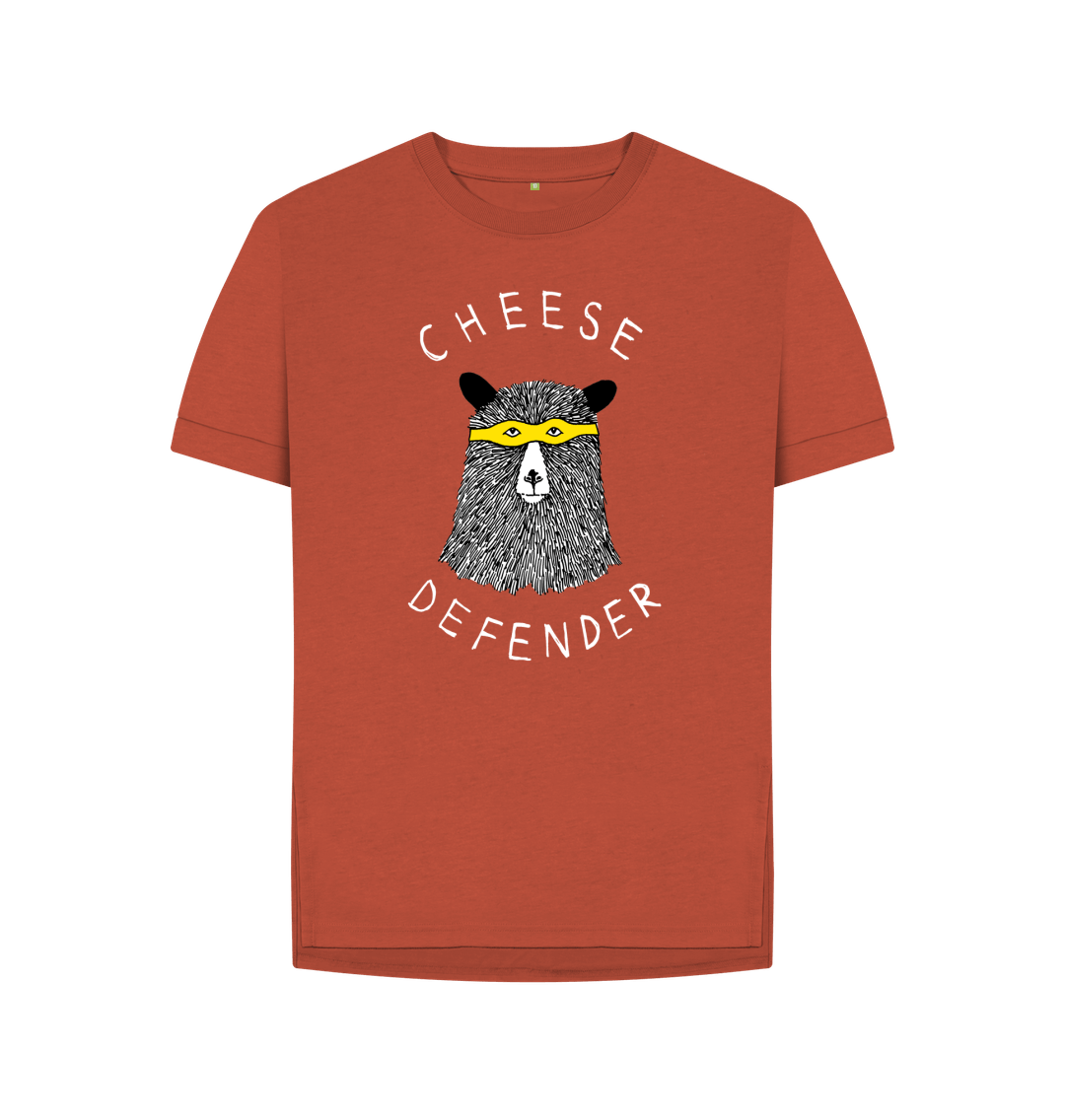 Rust 'Cheese Defender!' Women's T-shirt