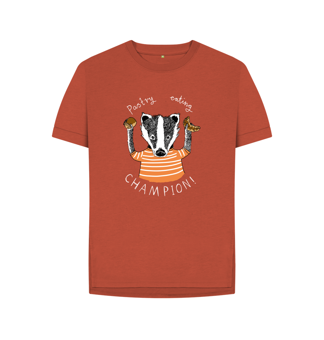 Rust 'Pastry Eating champion!' Women's T-shirt