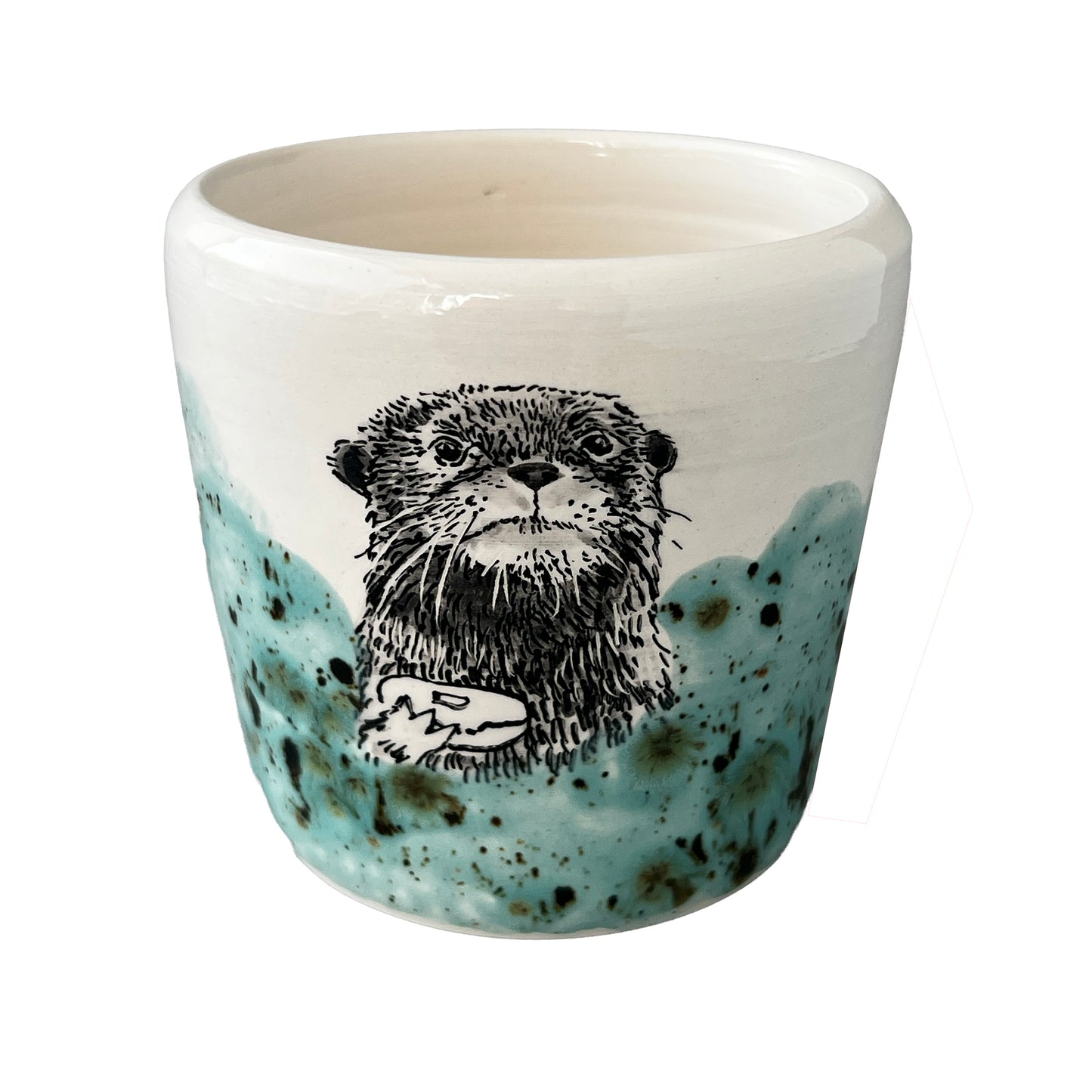 Handmade Otter cup