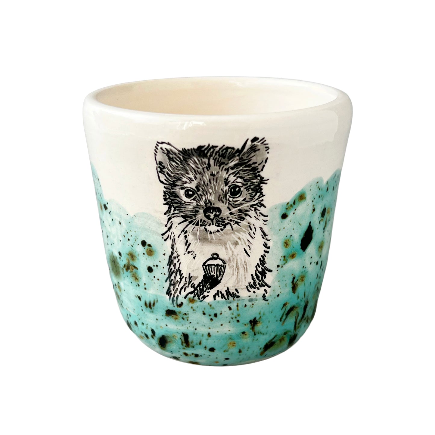 Handmade Pine Marten Cup