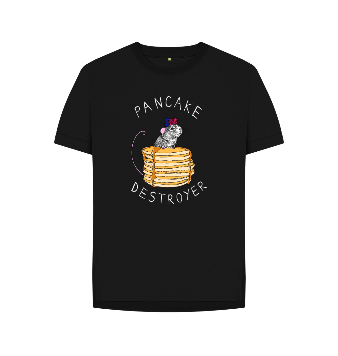 Black 'Pancake Destroyer' Women's T-shirt