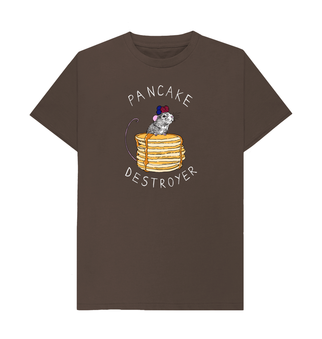 Chocolate 'Pancake Destroyer' Men's T-shirt