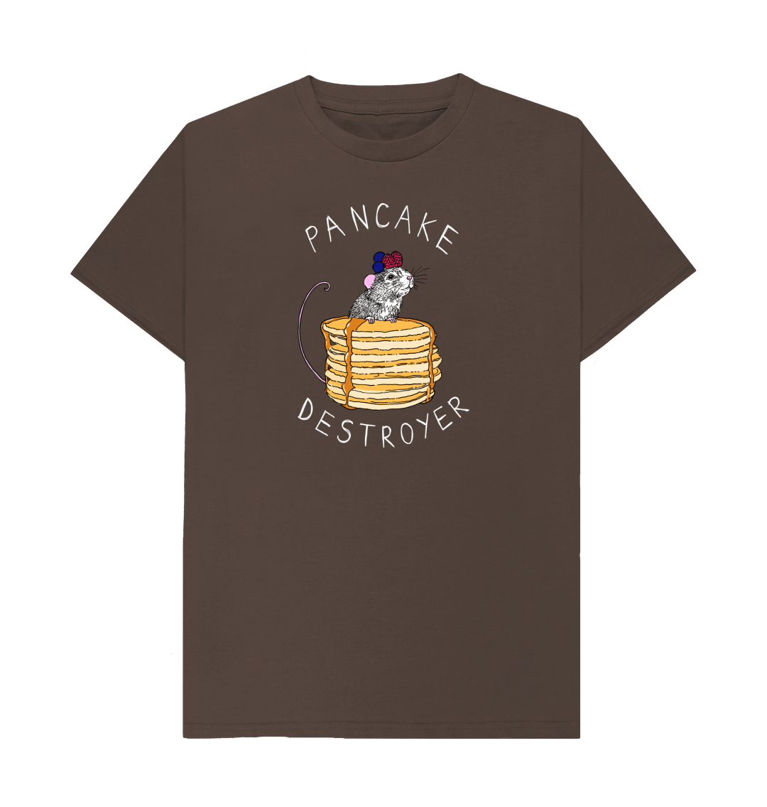 Chocolate Printed T-shirt Front