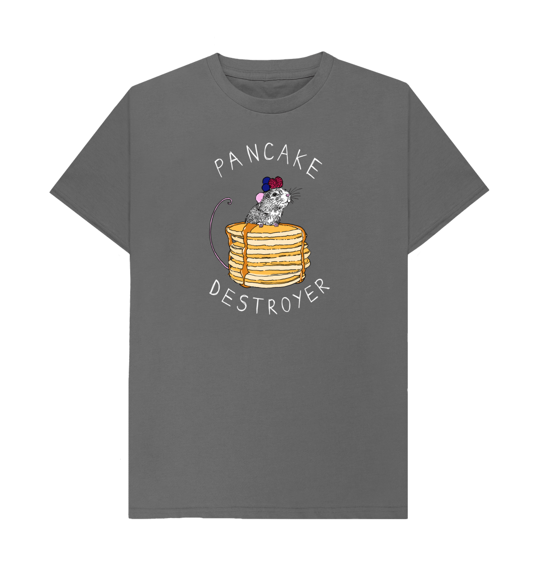 Slate Grey 'Pancake Destroyer' Men's T-shirt