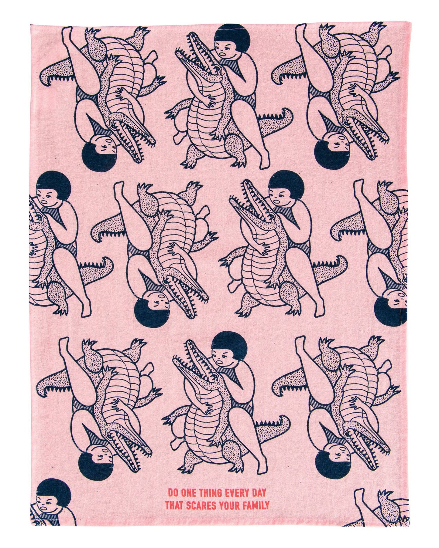 Tea Towel - Scares Your Family