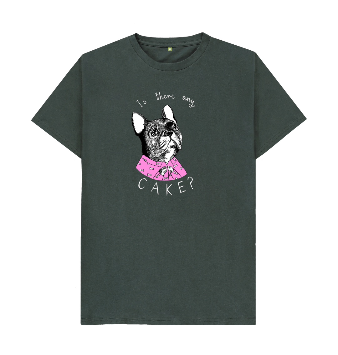 Dark Grey 'Is There Any Cake?' Men's T-shirt