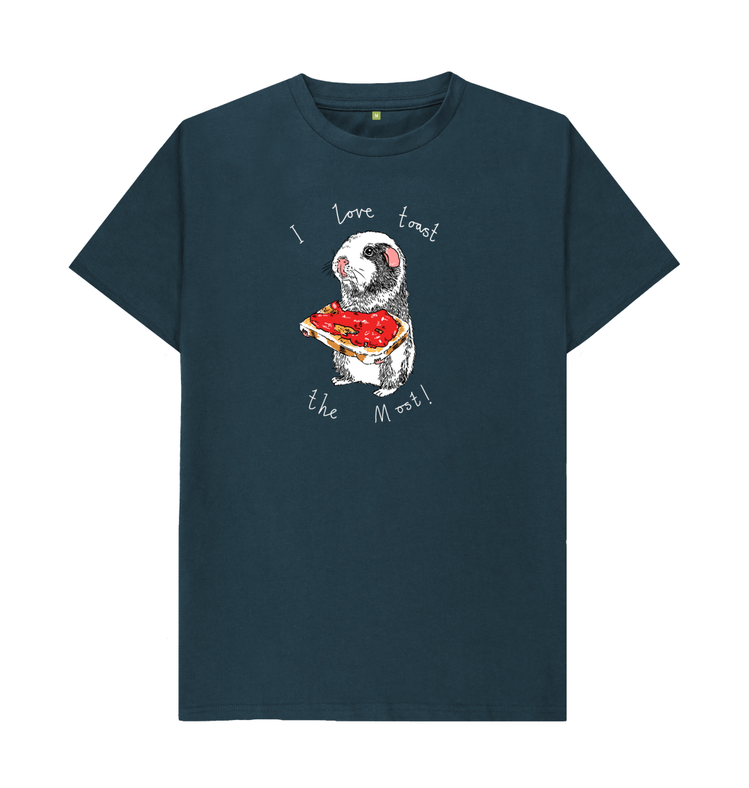 Denim Blue 'I Love Toast The Most!' Men's T-shirt