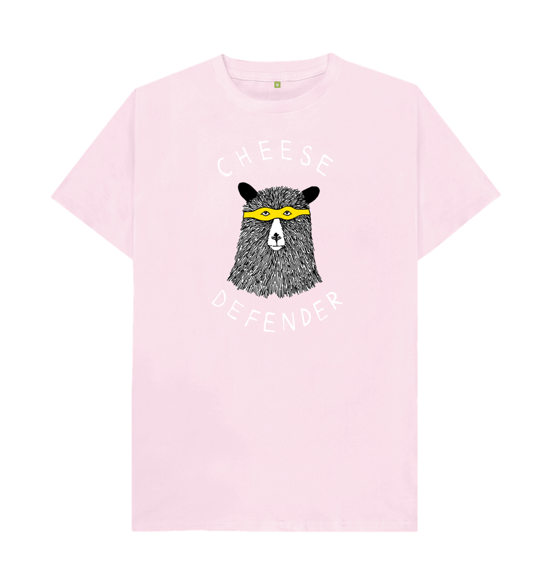 Pink 'Cheese Defender' Men's T-shirt