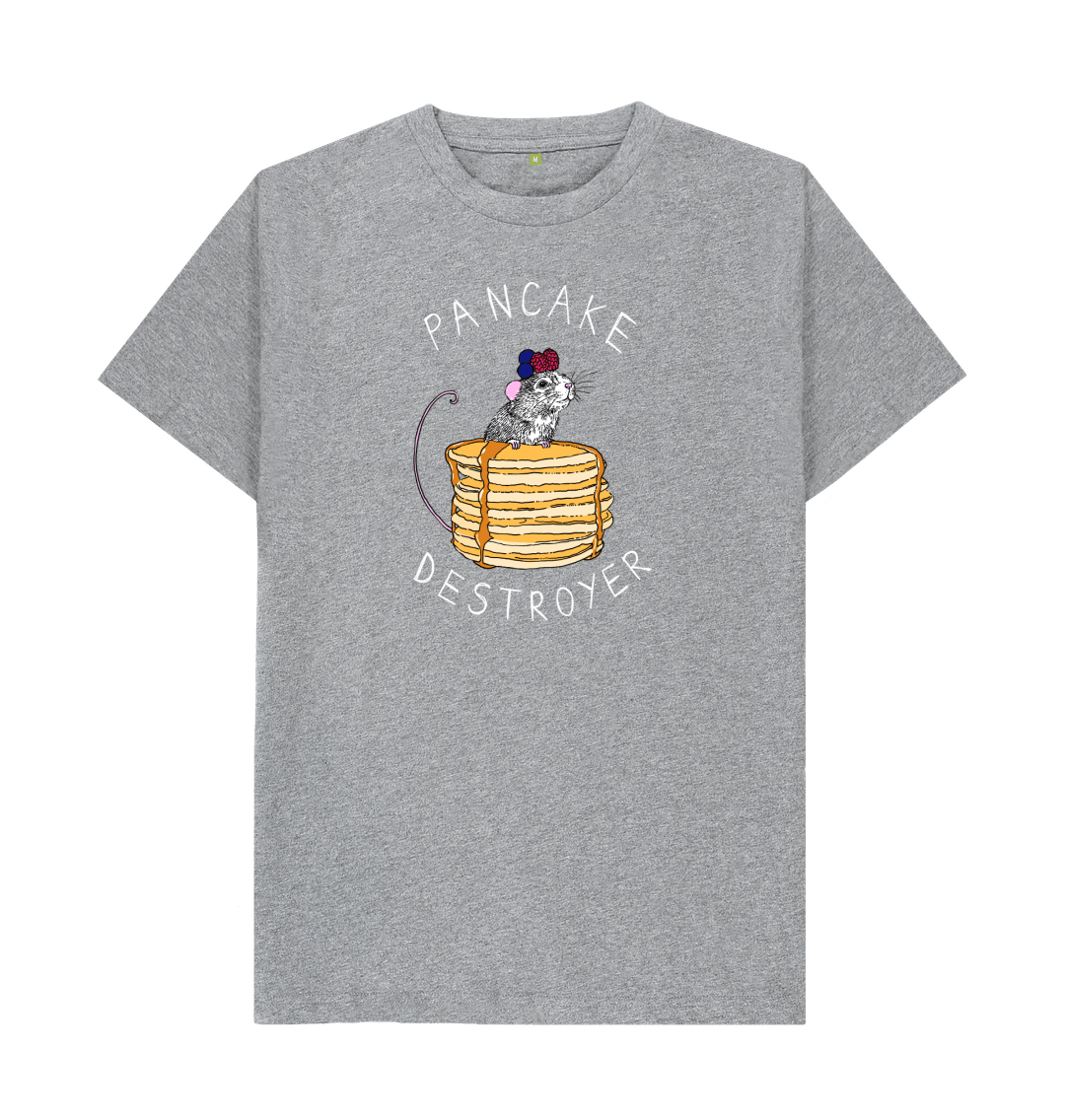 Athletic Grey 'Pancake Destroyer' Men's T-shirt