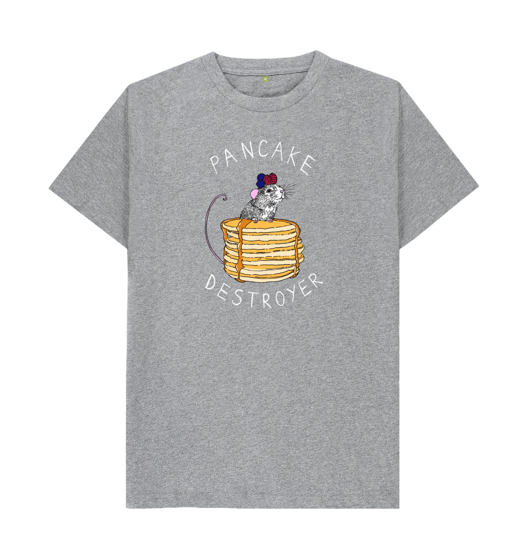 Athletic Grey Printed T-shirt Front