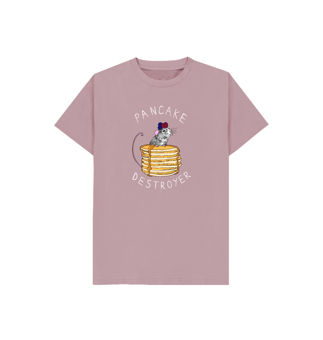 Mauve 'Pancake Destroyer' Kids T-shirt