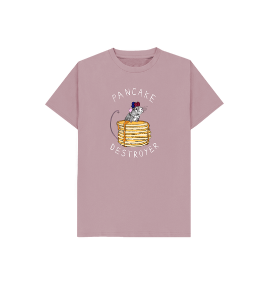 Mauve 'Pancake Destroyer' Kids T-shirt