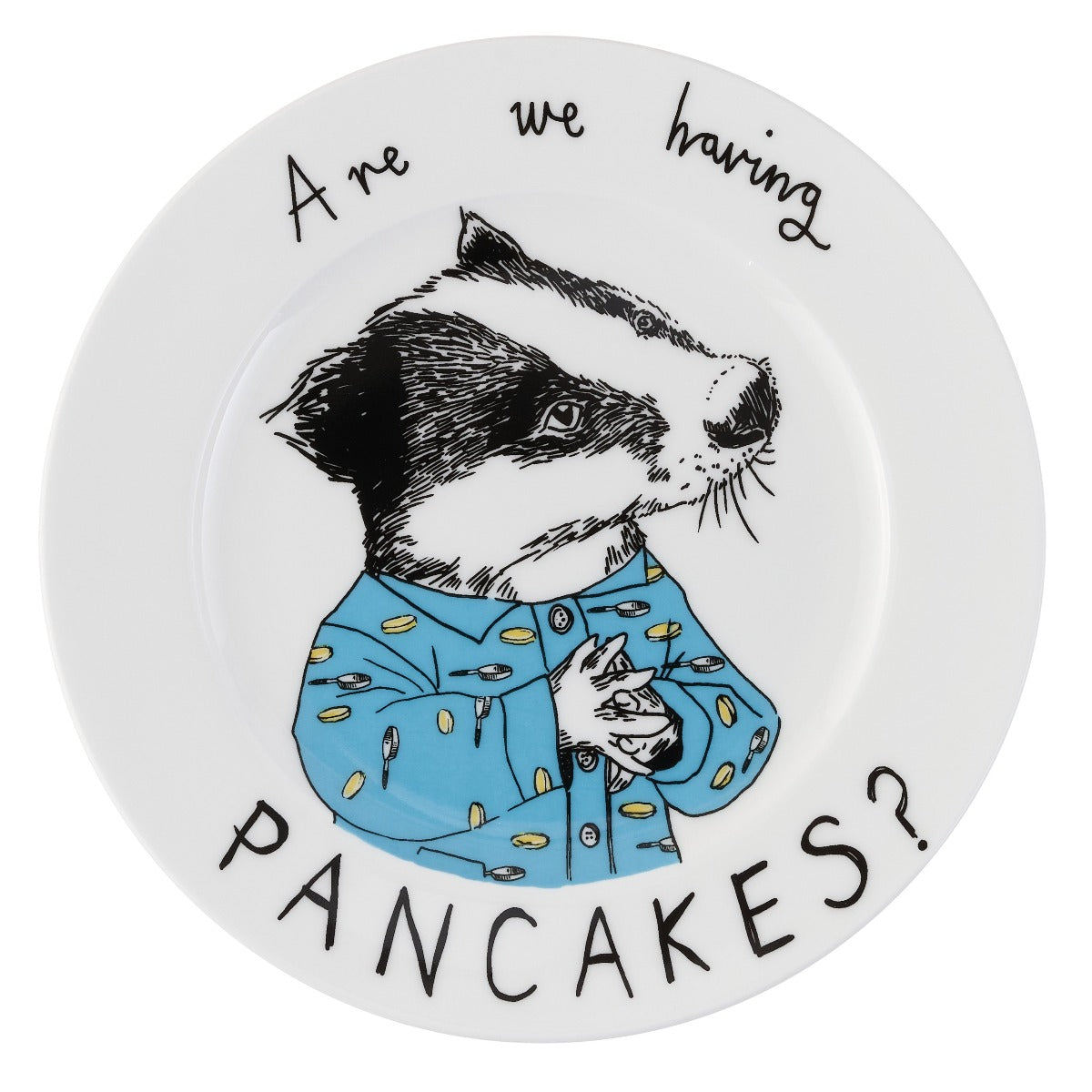 'Are We Having Pancakes?' Side Plate