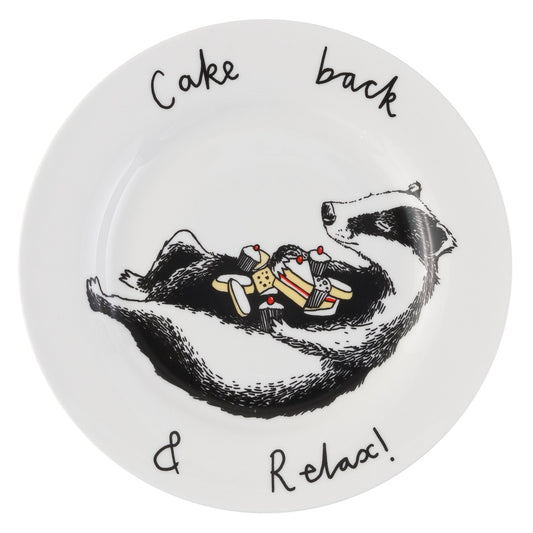 'Cake Back & Relax' Side Plate