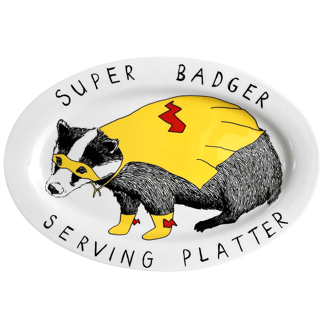 Super Badger Serving Platter
