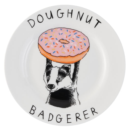 'Doughnut Badgerer' Side Plate