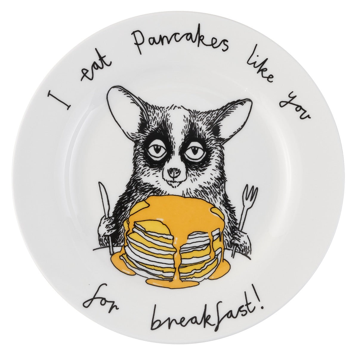 'I Eat Pancakes Like You for Breakfast' Side Plate