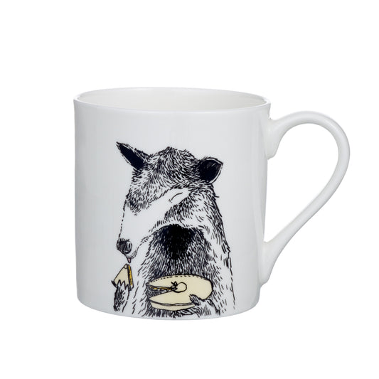 A - Alphabet of Snacking Animals Mug