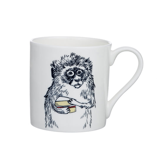 V - Alphabet of Snacking Animals Mug