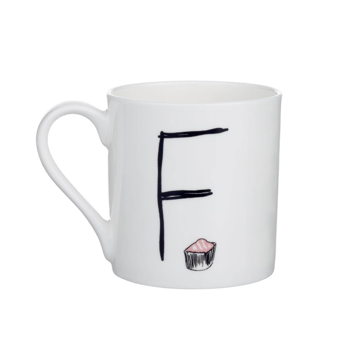 F - Alphabet of Snacking Animals Mug