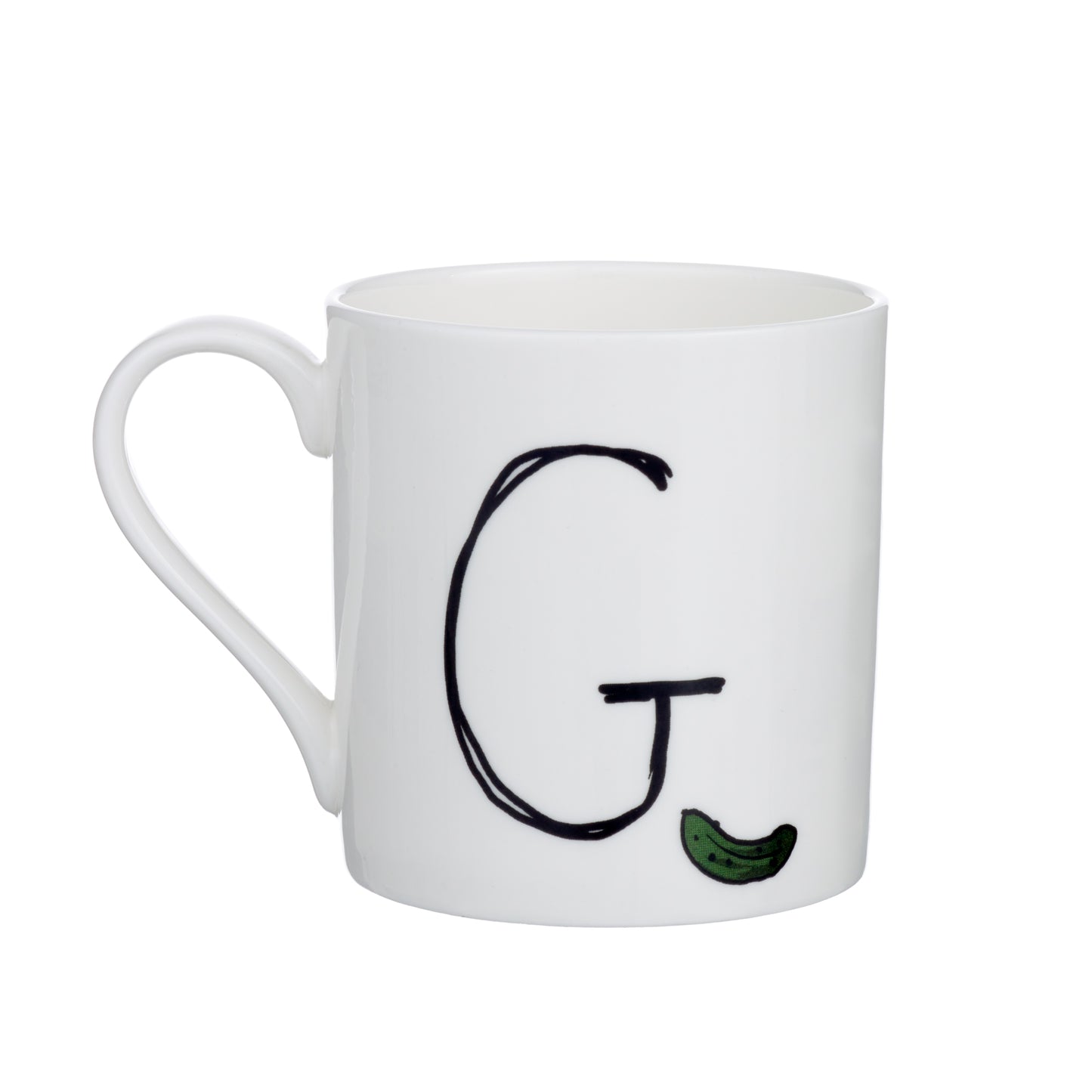 G - Alphabet of Snacking Animals Mug