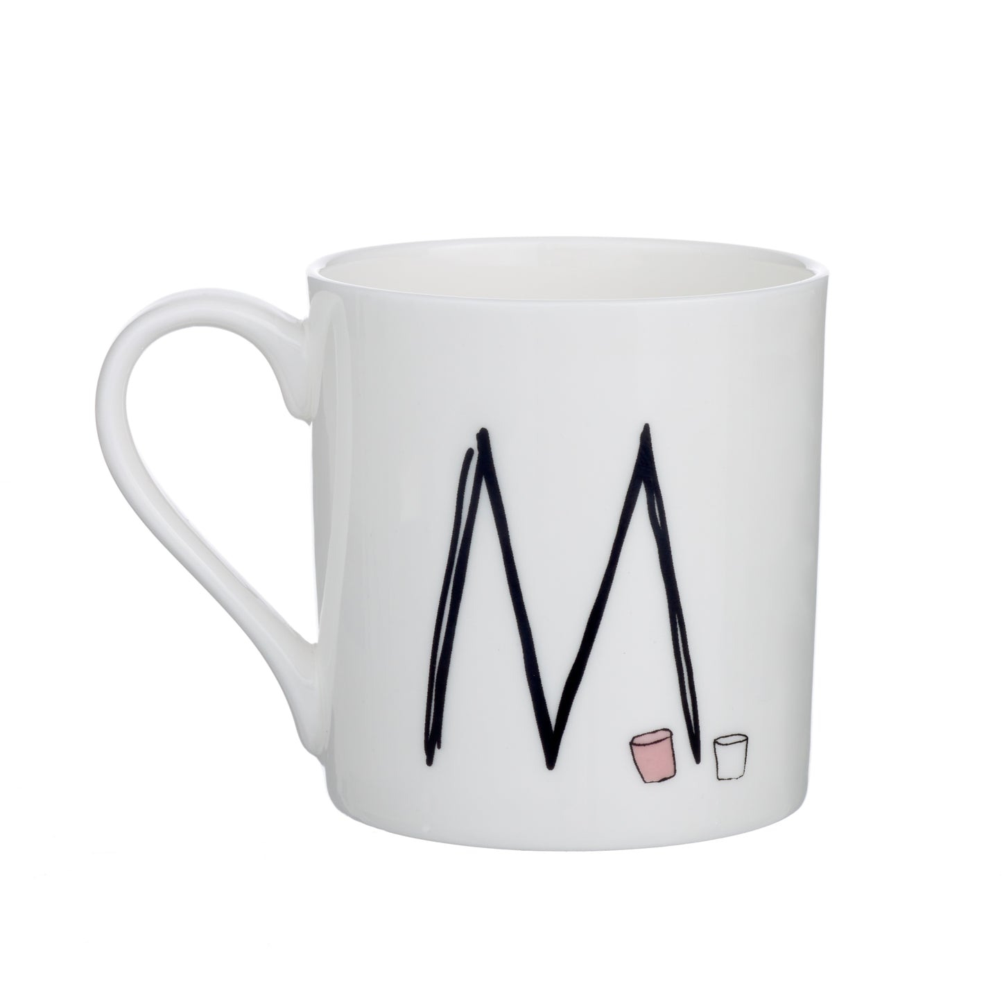 M - Alphabet of Snacking Animals Mug