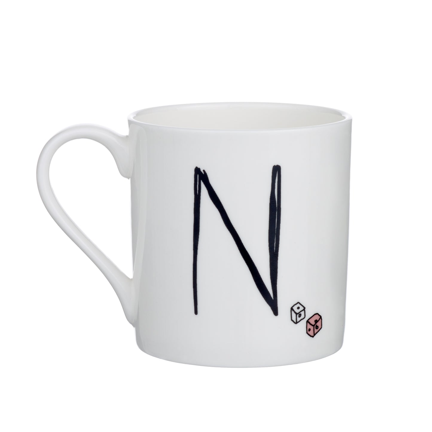 N - Alphabet of Snacking Animals Mug
