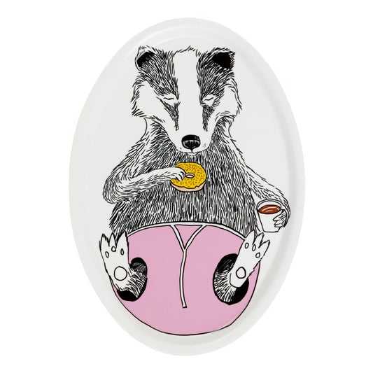 Badger Donut Oval Tray