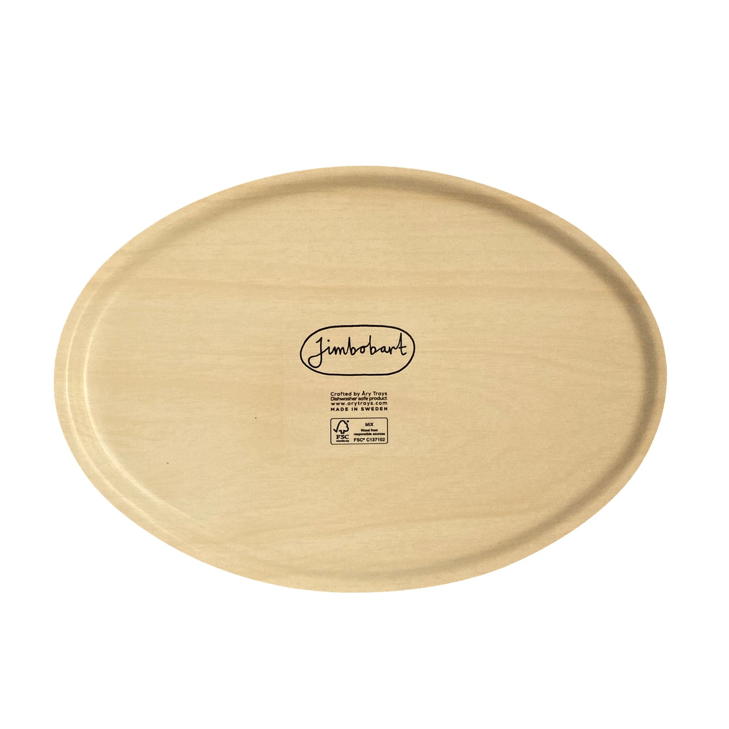 Guinea Pig Biscuits Oval Tea Tray