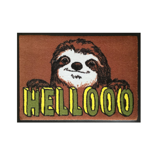 'Hellooo Sloth' Welcome Door Mat