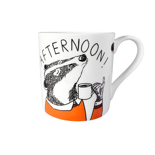 Afternoon Badger Mug