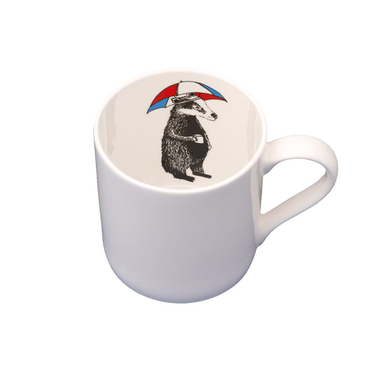 Mr Badger is inside your mug