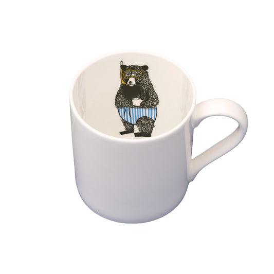 Mr Bear is inside your mug