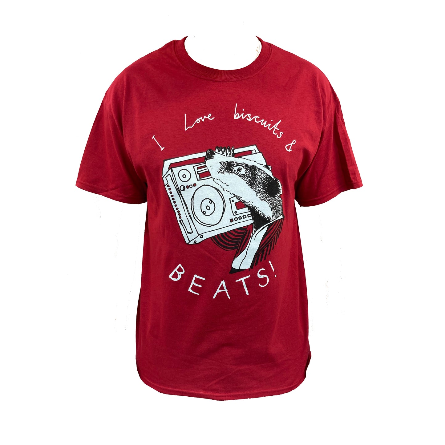T-shirt - Biscuits and Beats (Red)