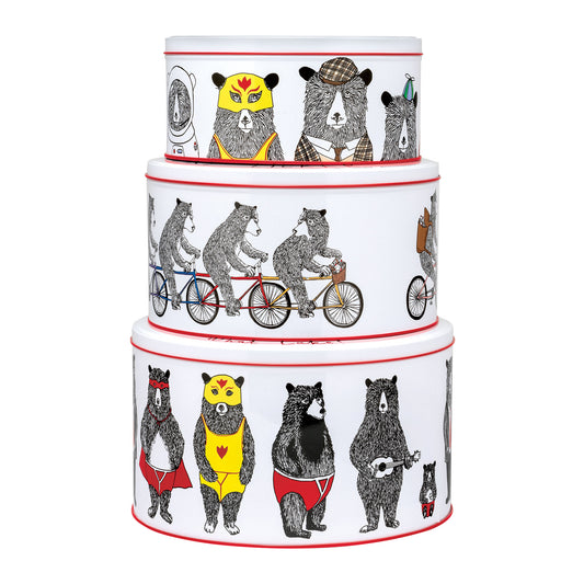 Bear Cake Tins - Set of Three