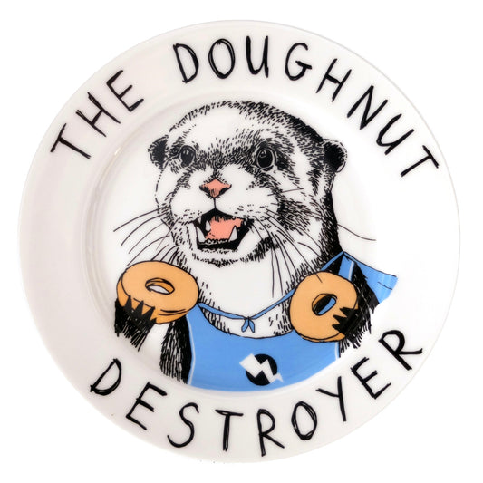 'Doughnut Destroyer' Side Plate